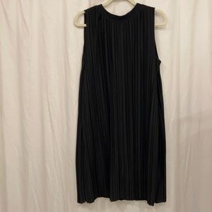 Black shimmer Sleeveless dress